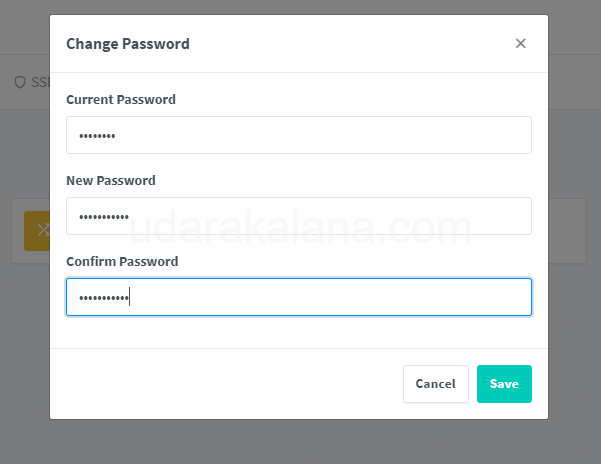 change password in proxy manager